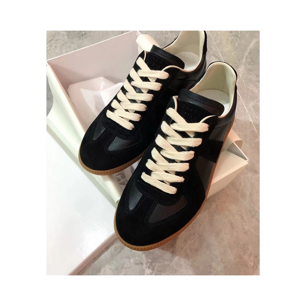 Maison Margiela Replica German Army Trainer Black Gum,MAISON MARGIELA,Other Brand Reps Sneakers