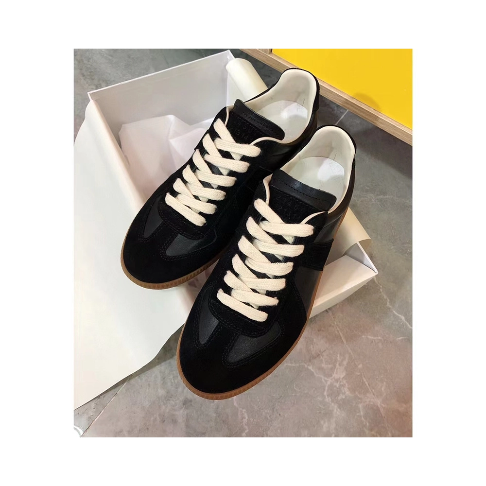 Maison Margiela Replica German Army Trainer Black Gum,MAISON MARGIELA,Other Brand Reps Sneakers