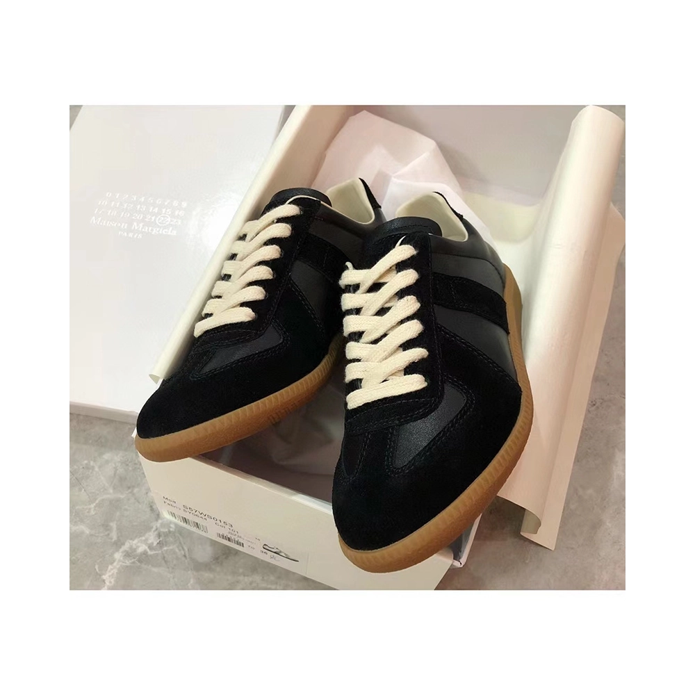 Maison Margiela Replica German Army Trainer Black Gum,MAISON MARGIELA,Other Brand Reps Sneakers