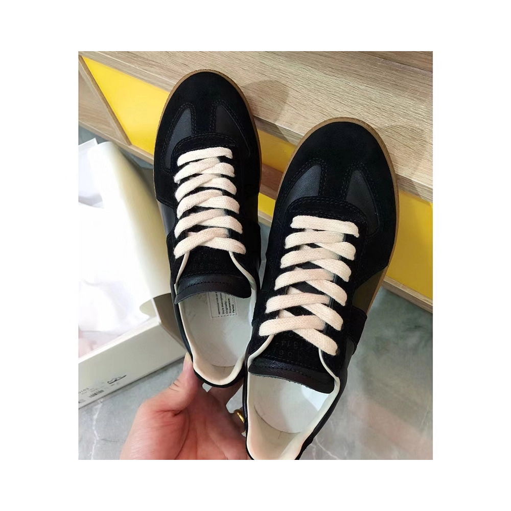 Maison Margiela Replica German Army Trainer Black Gum,MAISON MARGIELA,Other Brand Reps Sneakers