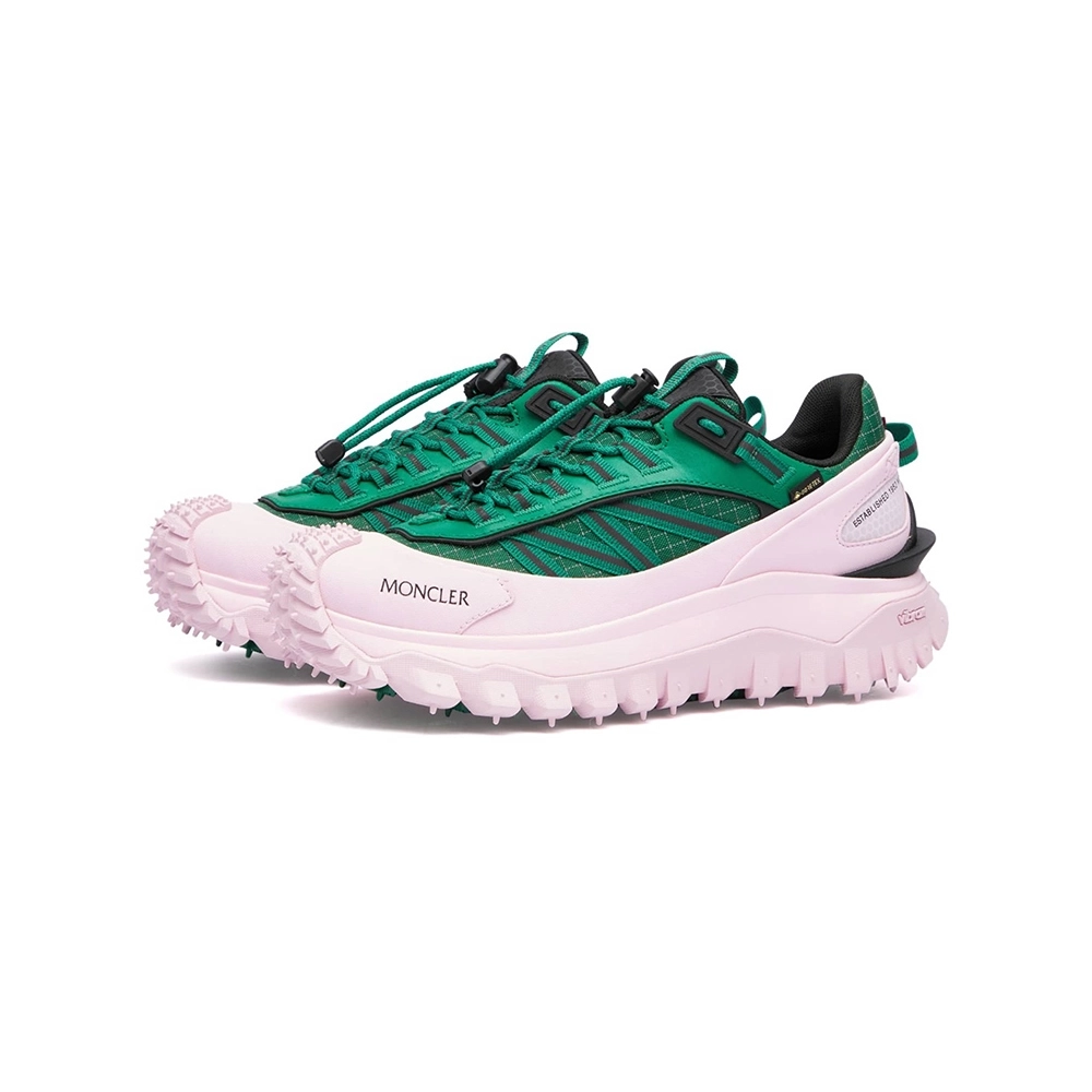 Moncler Trailgrip GORETEX Pink Green,MONCLER SNEAKERS,Other Brand Reps Sneakers
