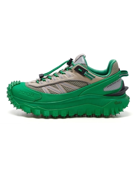 Moncler Trailgrip Low Light Beige Green,MONCLER SNEAKERS,Other Brand Reps Sneakers