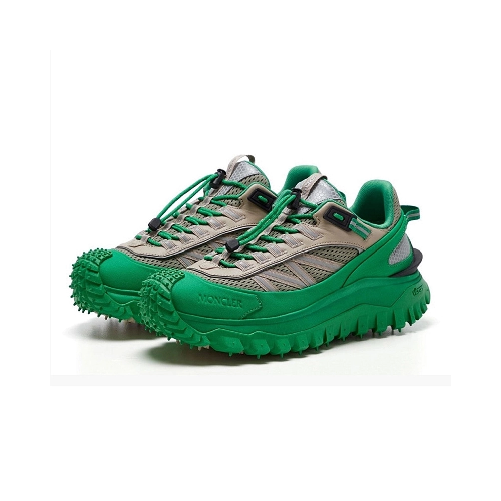 Moncler Trailgrip Low Light Beige Green,MONCLER SNEAKERS,Other Brand Reps Sneakers