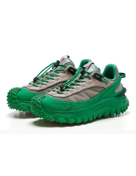 Moncler Trailgrip Low Light Beige Green,MONCLER SNEAKERS,Other Brand Reps Sneakers
