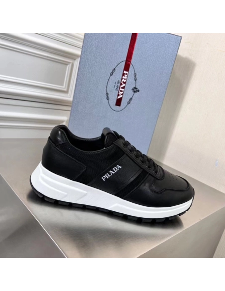 Prada Prax 1 Leather Low Top Black,PRADA SNEAKER,Other Brand Reps Sneakers