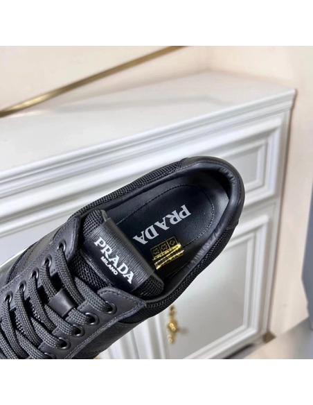 Prada Prax 1 Leather Low Top Black,PRADA SNEAKER,Other Brand Reps Sneakers