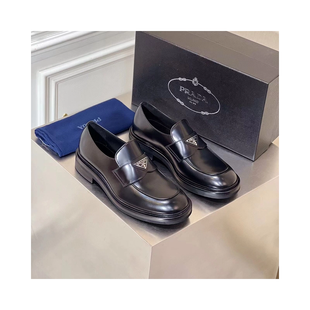 Prada leather loafers,PRADA SNEAKER,Other Brand Reps Sneakers