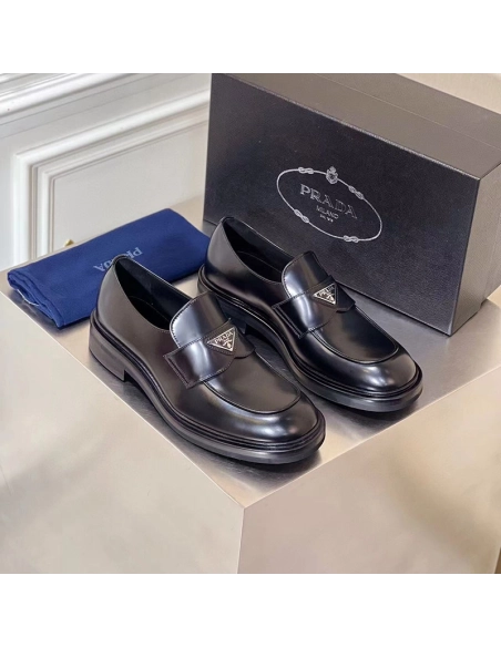 Prada leather loafers,PRADA SNEAKER,Other Brand Reps Sneakers