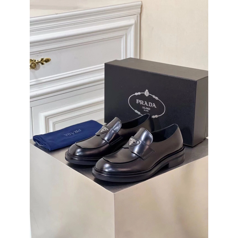 Prada leather loafers,PRADA SNEAKER,Other Brand Reps Sneakers