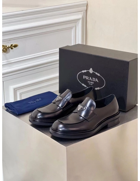 Prada leather loafers,PRADA SNEAKER,Other Brand Reps Sneakers