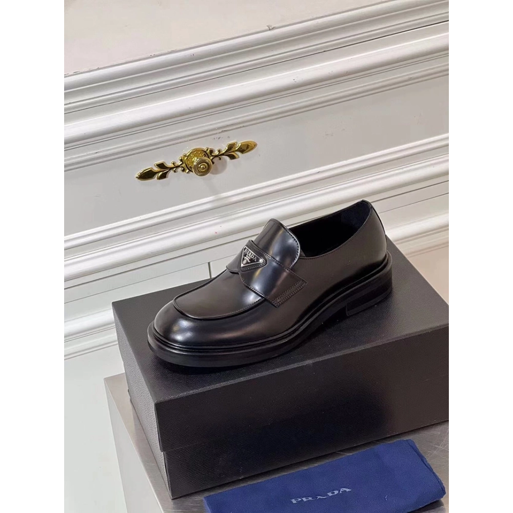 Prada leather loafers,PRADA SNEAKER,Other Brand Reps Sneakers