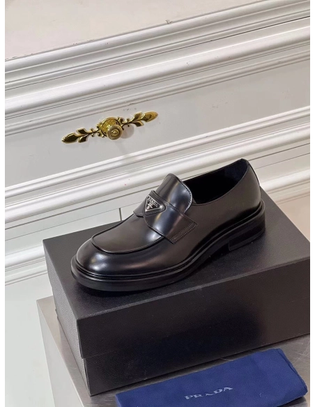 Prada leather loafers,PRADA SNEAKER,Other Brand Reps Sneakers