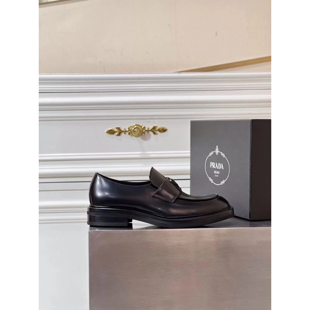 Prada leather loafers,PRADA SNEAKER,Other Brand Reps Sneakers