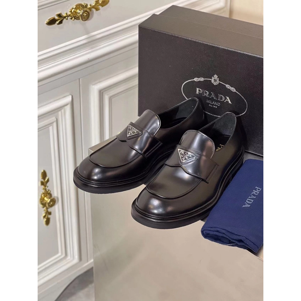 Prada leather loafers,PRADA SNEAKER,Other Brand Reps Sneakers