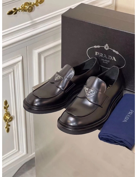 Prada leather loafers,PRADA SNEAKER,Other Brand Reps Sneakers