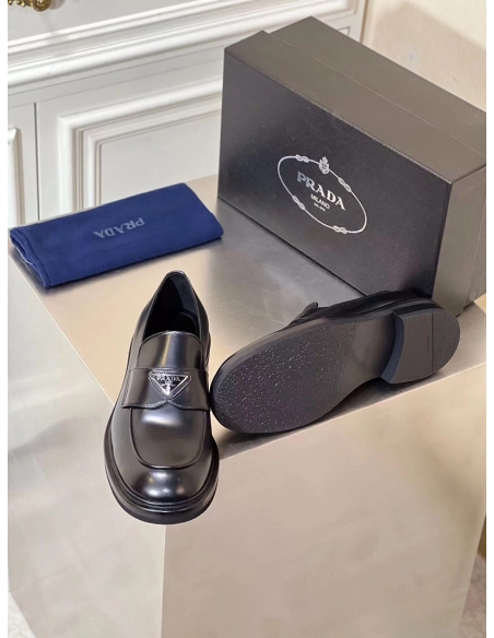 Prada leather loafers,PRADA SNEAKER,Other Brand Reps Sneakers