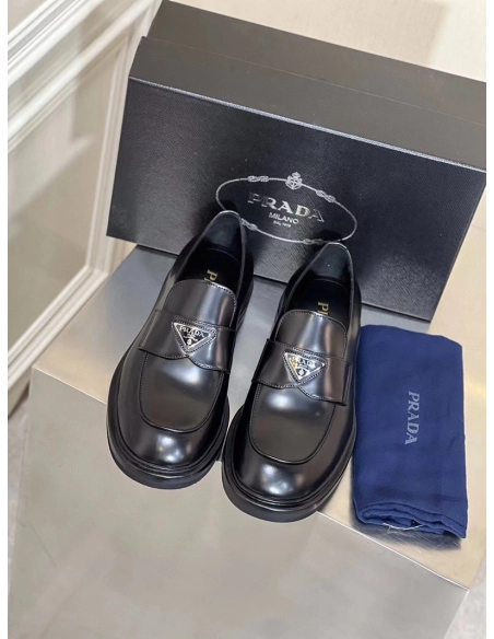 Prada leather loafers,PRADA SNEAKER,Other Brand Reps Sneakers
