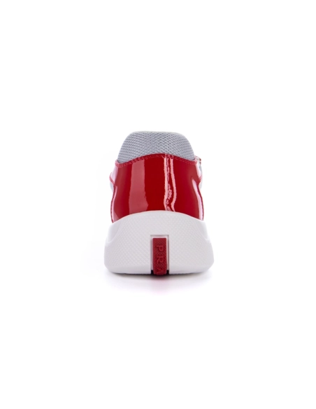 Prada Americas Cup Red Silver,PRADA SNEAKER,Other Brand Reps Sneakers