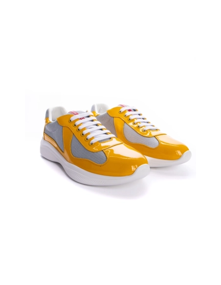 Prada Americas Cup Gold Silver,PRADA SNEAKER,Other Brand Reps Sneakers