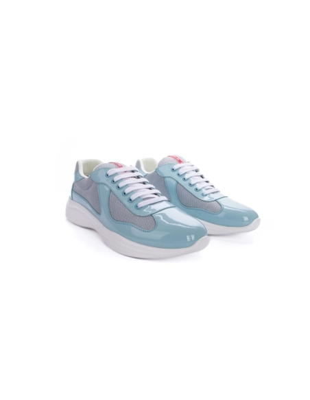 Prada Americas Cup sneakers Blue Silver,PRADA SNEAKER,Other Brand Reps Sneakers