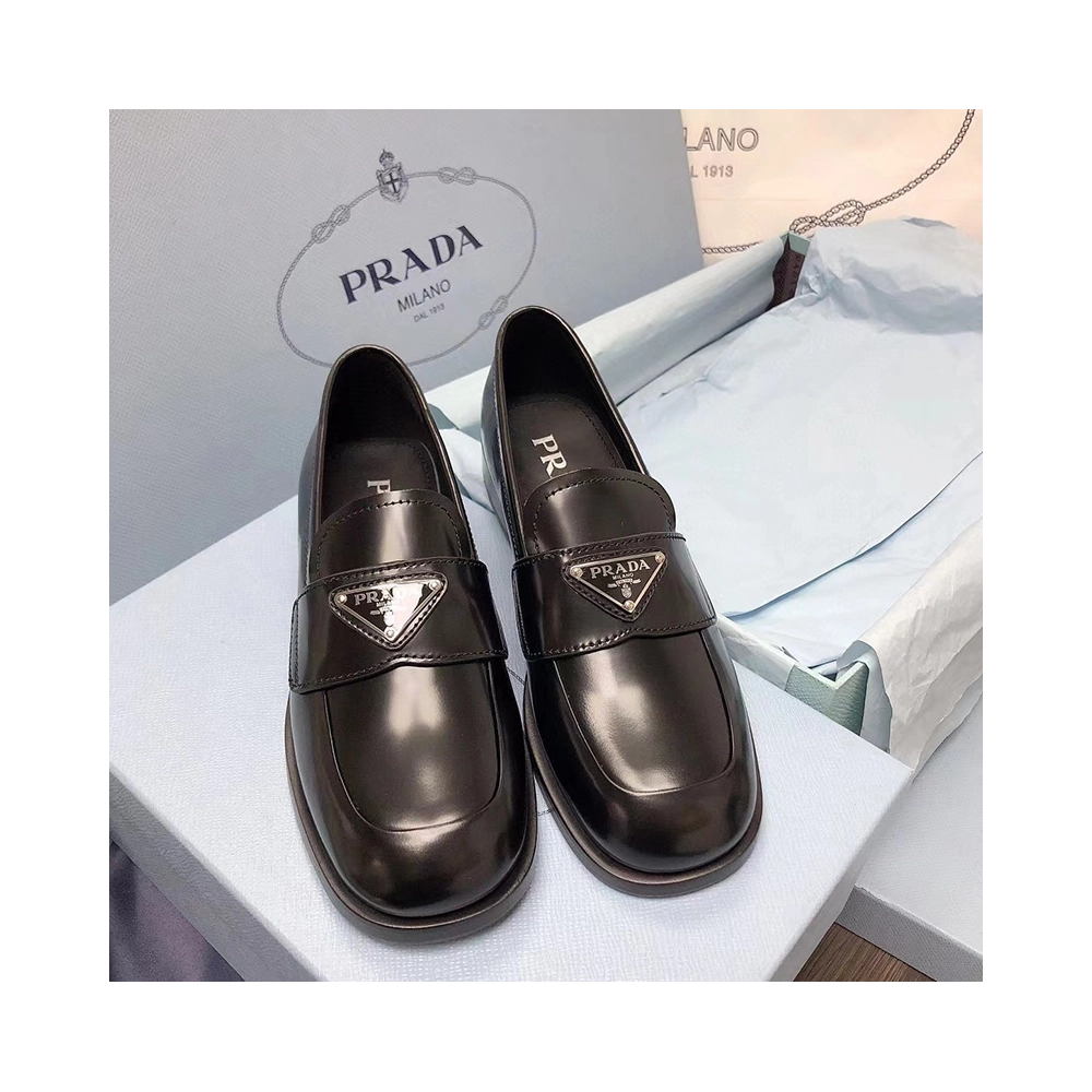 Prada leather loafers,PRADA SNEAKER,Other Brand Reps Sneakers