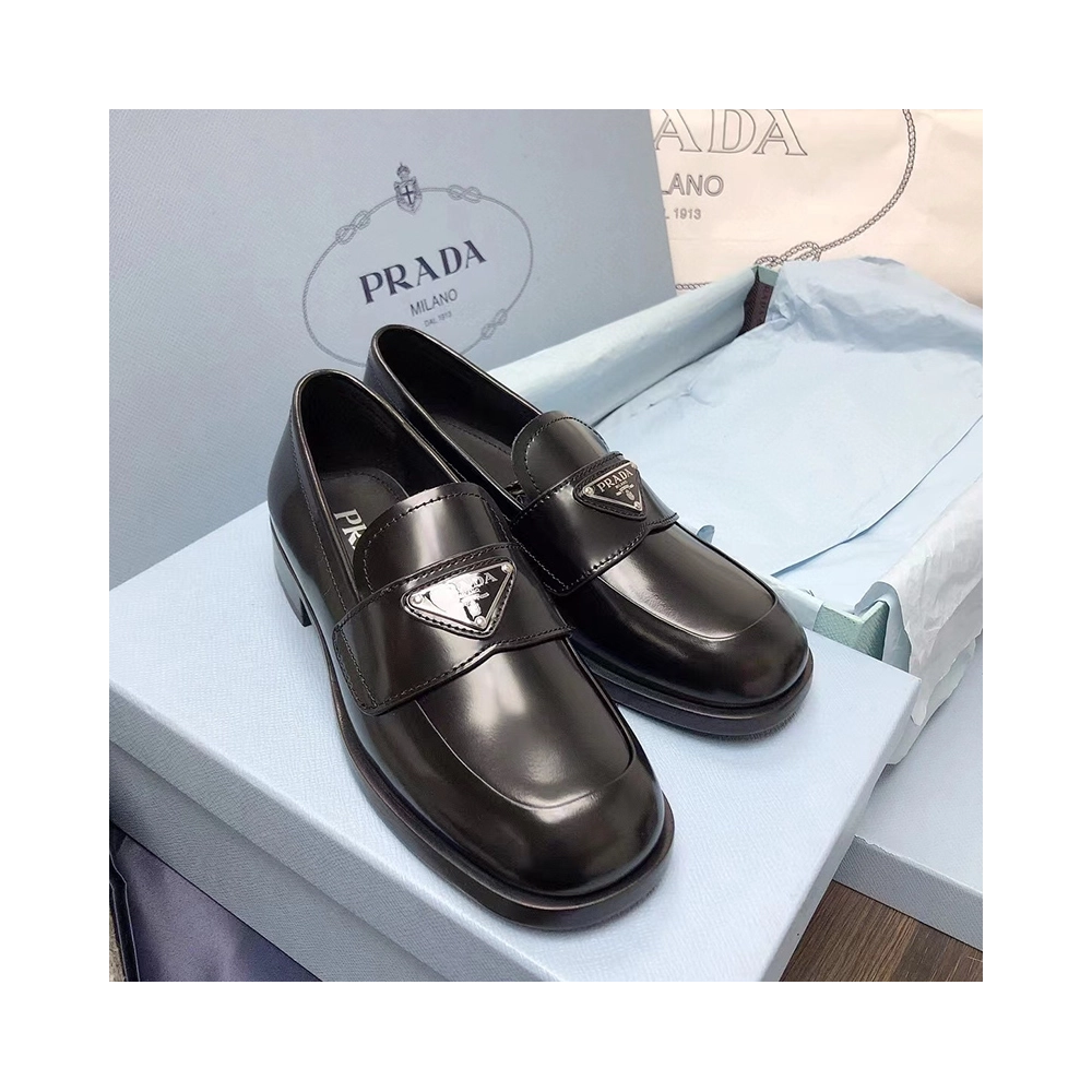 Prada leather loafers,PRADA SNEAKER,Other Brand Reps Sneakers