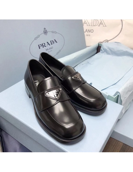 Prada leather loafers,PRADA SNEAKER,Other Brand Reps Sneakers