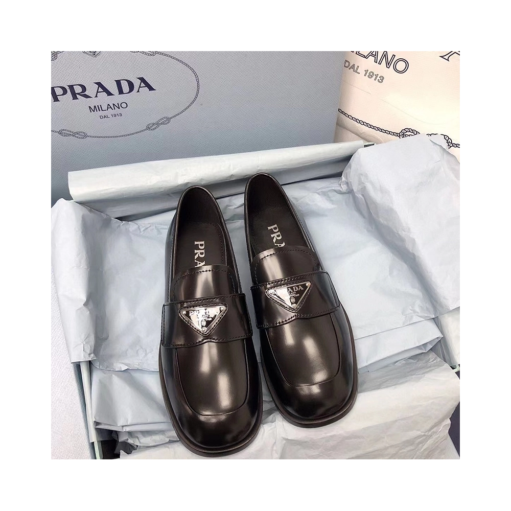 Prada leather loafers,PRADA SNEAKER,Other Brand Reps Sneakers