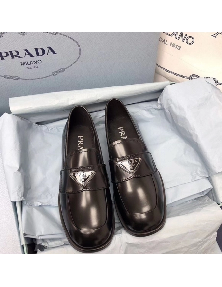 Prada leather loafers,PRADA SNEAKER,Other Brand Reps Sneakers