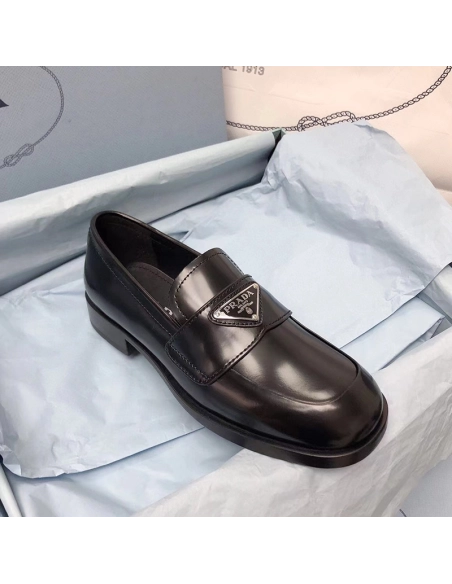 Prada leather loafers,PRADA SNEAKER,Other Brand Reps Sneakers