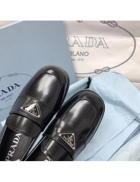 Prada leather loafers,PRADA SNEAKER,Other Brand Reps Sneakers
