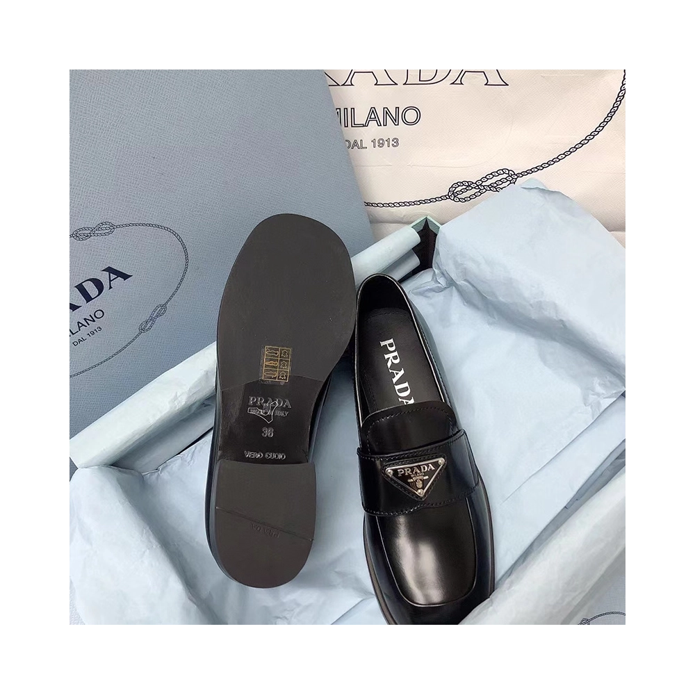 Prada leather loafers,PRADA SNEAKER,Other Brand Reps Sneakers