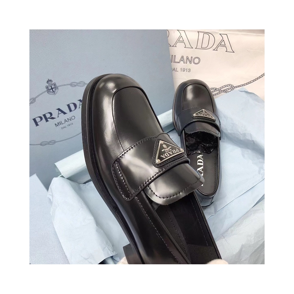 Prada leather loafers,PRADA SNEAKER,Other Brand Reps Sneakers