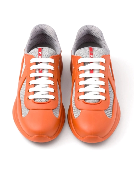Prada Americas Cup Soft rubber and bike fabric sneakers,PRADA SNEAKER,Other Brand Reps Sneakers
