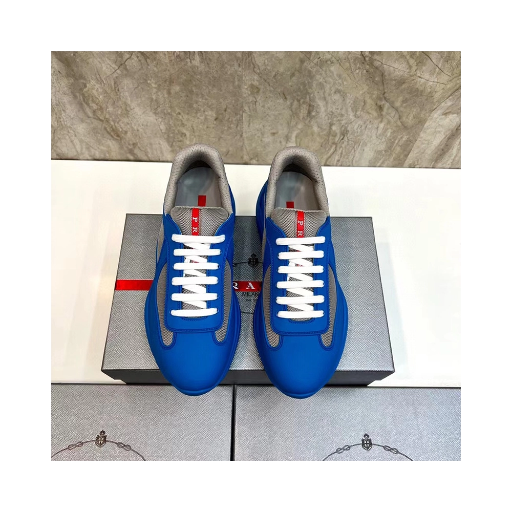 Prada Americas Cup Soft rubber and bike fabric sneakers,PRADA SNEAKER,Other Brand Reps Sneakers