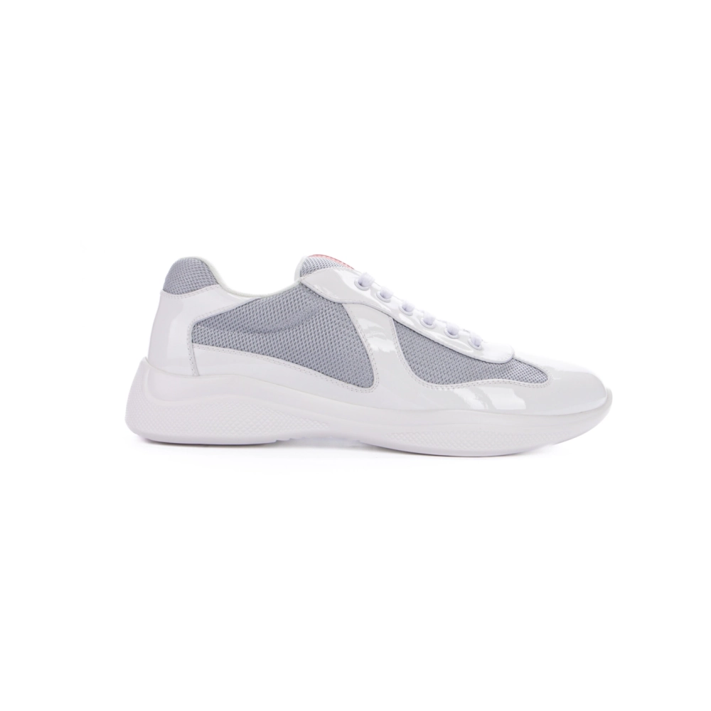 Prada Americas Cup White Silver,PRADA SNEAKER,Other Brand Reps Sneakers