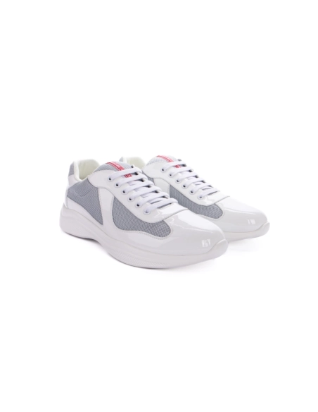 Prada Americas Cup White Silver,PRADA SNEAKER,Other Brand Reps Sneakers