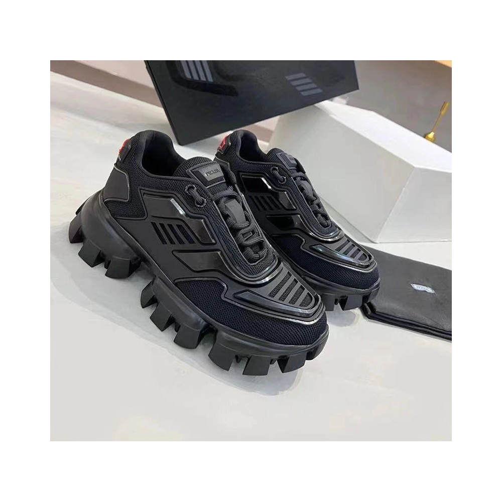 Prada Cloudbust Thunder Knit Black,PRADA SNEAKER,Other Brand Reps Sneakers