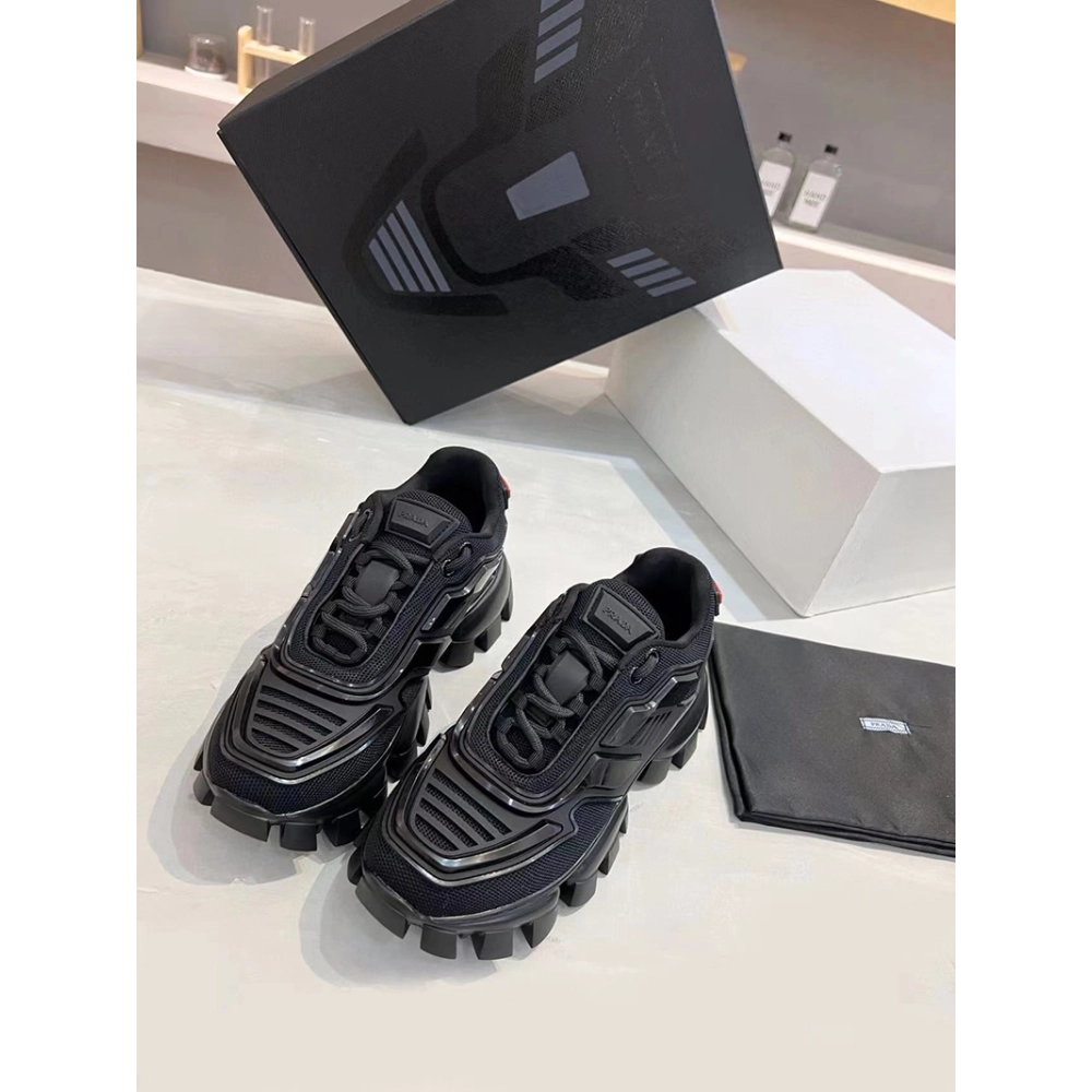 Prada Cloudbust Thunder Knit Black,PRADA SNEAKER,Other Brand Reps Sneakers