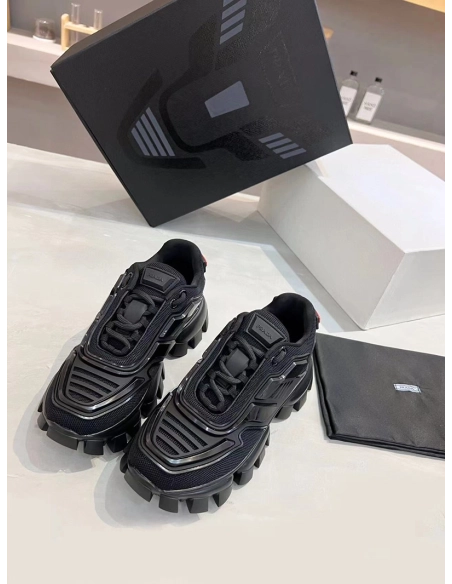 Prada Cloudbust Thunder Knit Black,PRADA SNEAKER,Other Brand Reps Sneakers