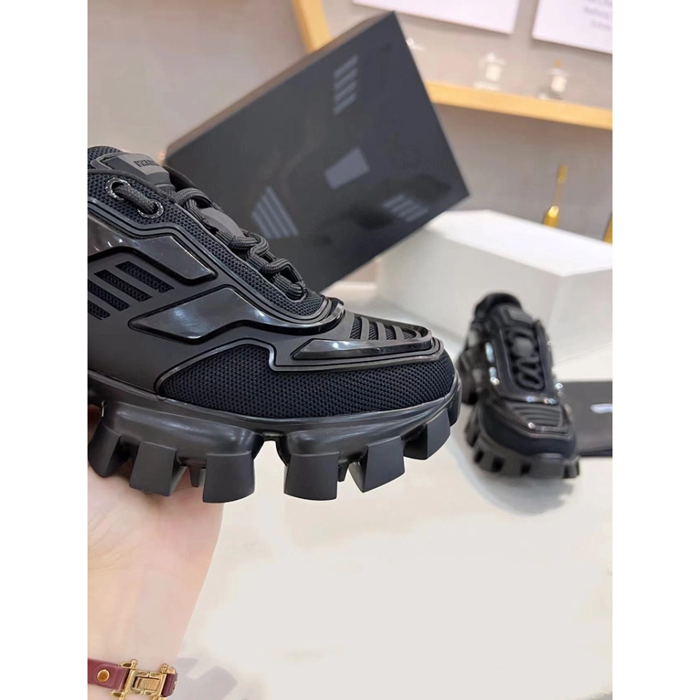 Prada Cloudbust Thunder Knit Black,PRADA SNEAKER,Other Brand Reps Sneakers