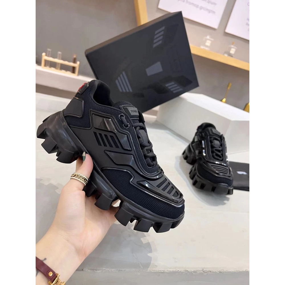 Prada Cloudbust Thunder Knit Black,PRADA SNEAKER,Other Brand Reps Sneakers