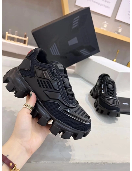 Prada Cloudbust Thunder Knit Black,PRADA SNEAKER,Other Brand Reps Sneakers