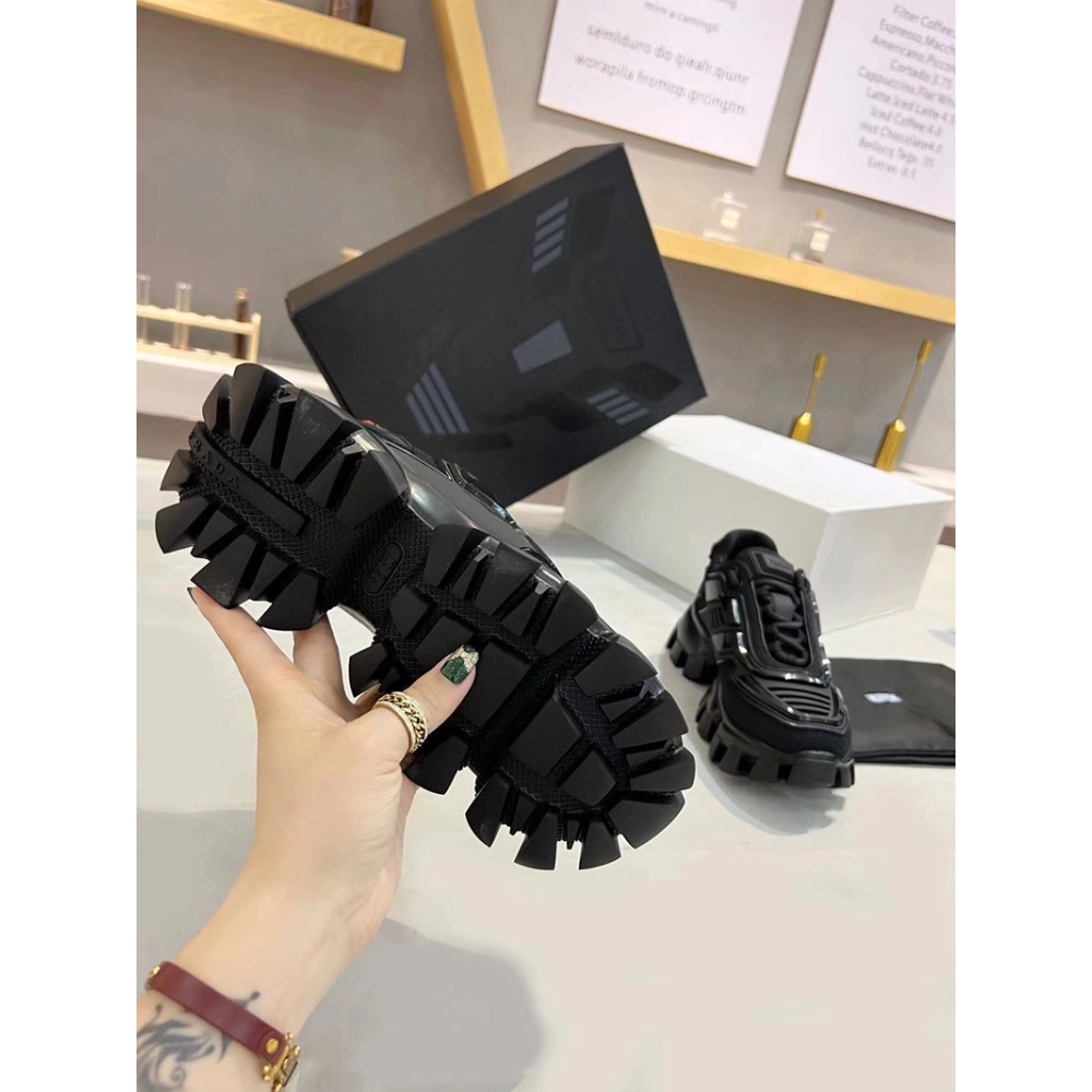 Prada Cloudbust Thunder Knit Black,PRADA SNEAKER,Other Brand Reps Sneakers