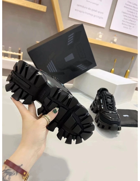 Prada Cloudbust Thunder Knit Black,PRADA SNEAKER,Other Brand Reps Sneakers