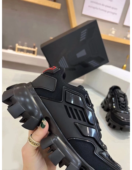 Prada Cloudbust Thunder Knit Black,PRADA SNEAKER,Other Brand Reps Sneakers