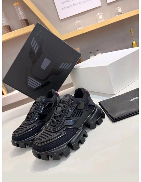 Prada Cloudbust Thunder Knit Black,PRADA SNEAKER,Other Brand Reps Sneakers