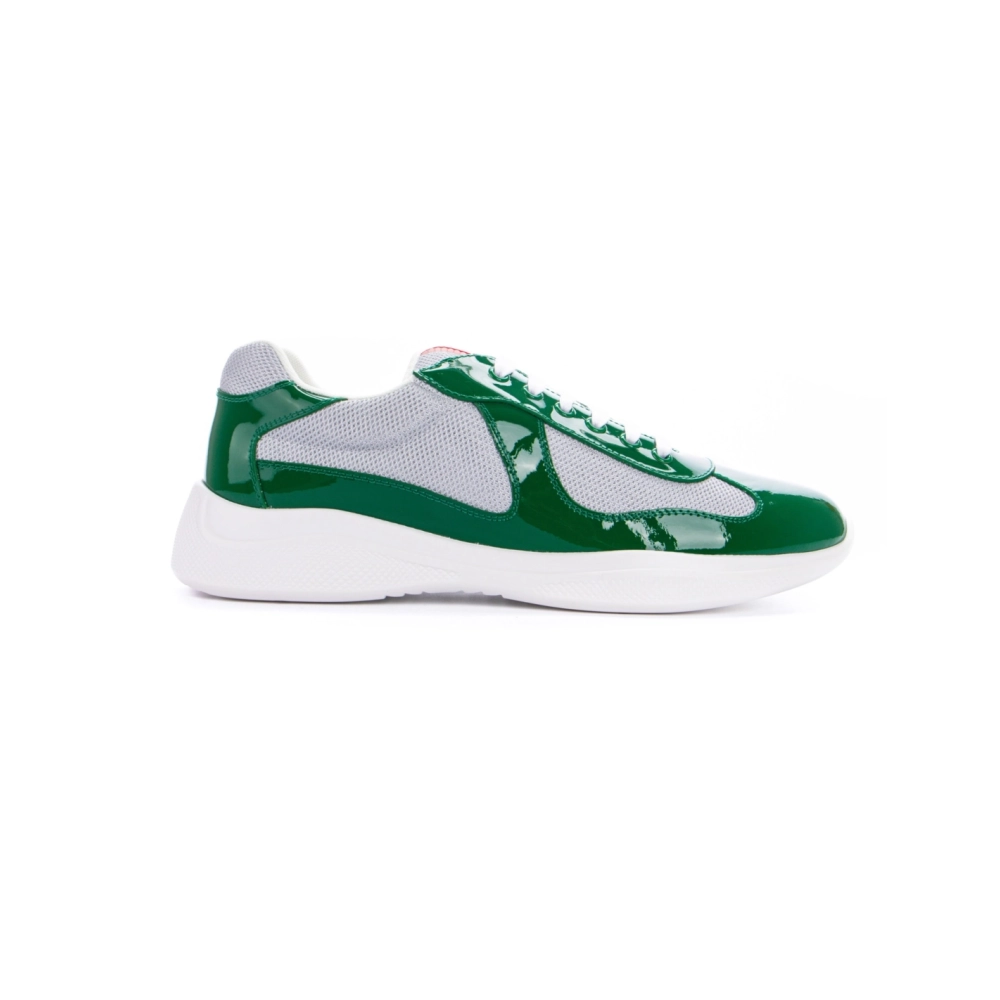 Prada Americas Cup Green Silver,PRADA SNEAKER,Other Brand Reps Sneakers