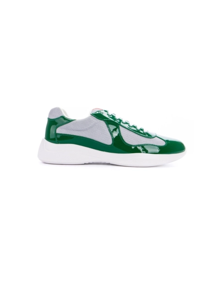 Prada Americas Cup Green Silver,PRADA SNEAKER,Other Brand Reps Sneakers