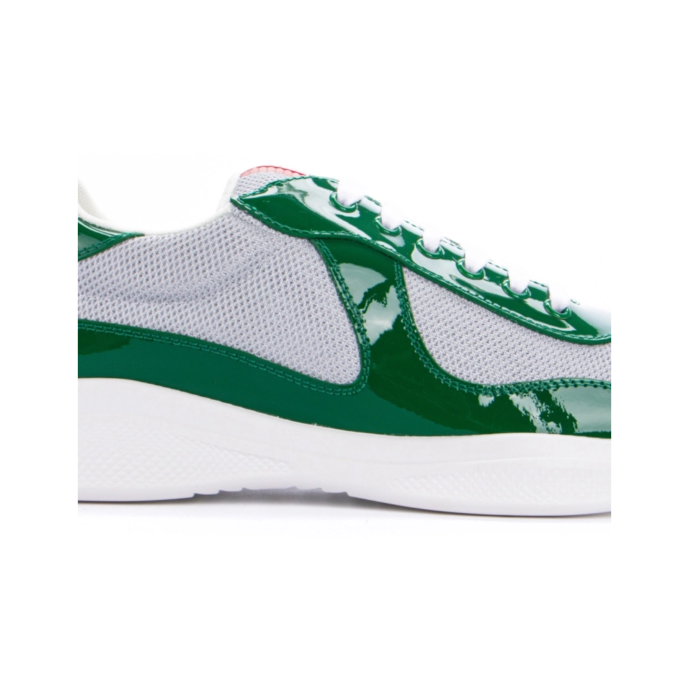 Prada Americas Cup Green Silver,PRADA SNEAKER,Other Brand Reps Sneakers